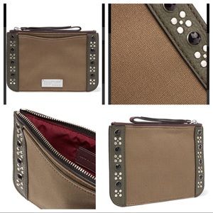 Marc by Marc Jacobs Embellished Canvas Pouch